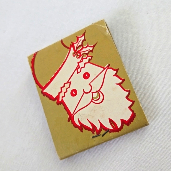 Vintage Santa Matchbook Advertising Purdue Memorial Union Cafeteria Union Club - Picture 4 of 12